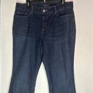 Lee Riders 14P Dark Wash Straight Leg Jeans Mid Rise Stretch Classic Y2K Denim